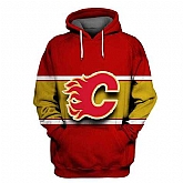 Flames Red All Stitched Hooded Sweatshirt,baseball caps,new era cap wholesale,wholesale hats